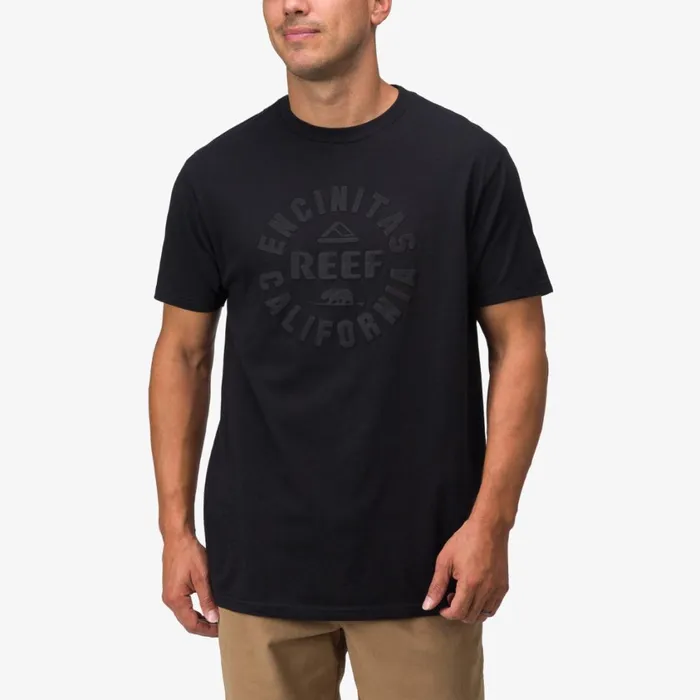 Men Reef TShirts and Shirts Rancho Tee Black Black