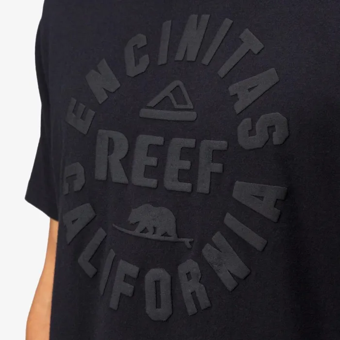 Men Reef TShirts and Shirts Rancho Tee Black Black Men Reef TShirts and Shirts Rancho Tee Black Black