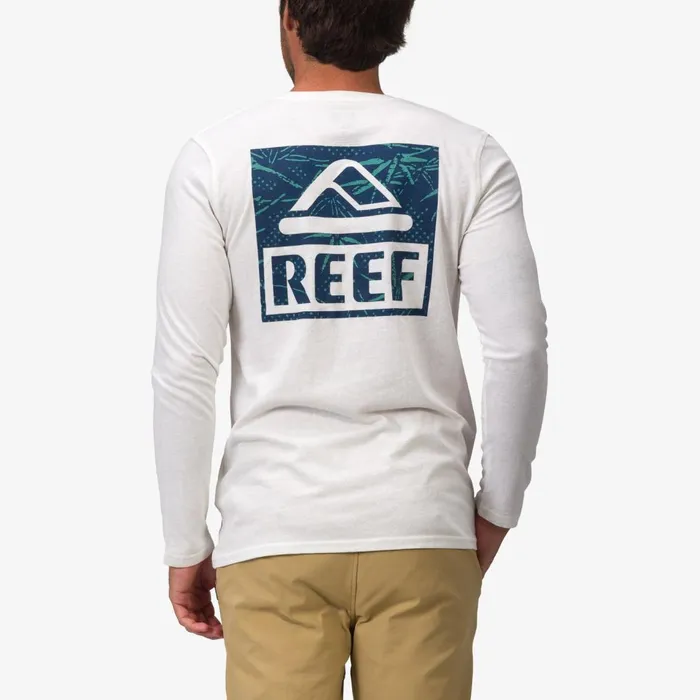 Men Reef TShirts and Shirts Wellie 24 Long Sleeve Tee Cloud