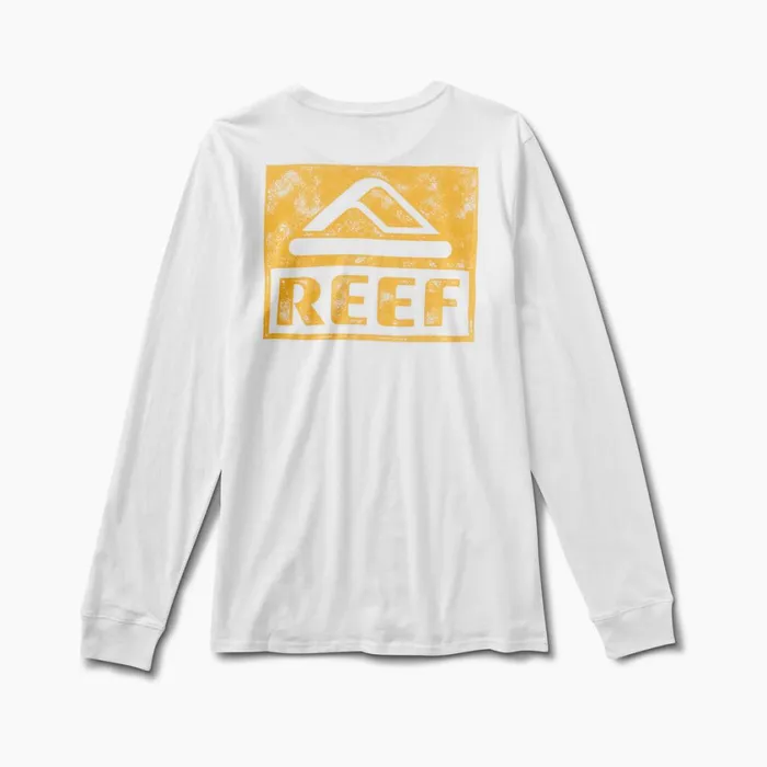 Men Reef TShirts and Shirts Wellie Graphic Long Sleeve Tee White Men Reef TShirts and Shirts Wellie Graphic Long Sleeve Tee White