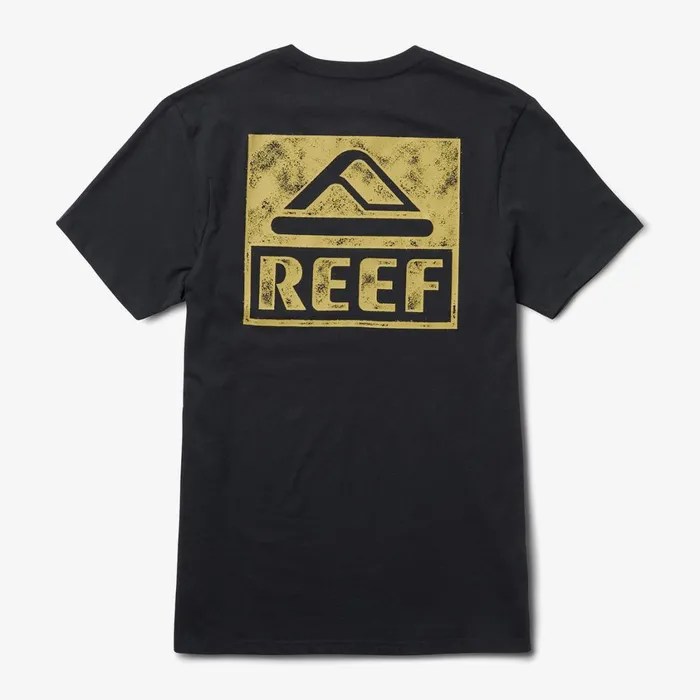 Men Reef TShirts and Shirts Wellie Short Sleeve Graphic Tee Caviar Men Reef TShirts and Shirts Wellie Short Sleeve Graphic Tee Caviar