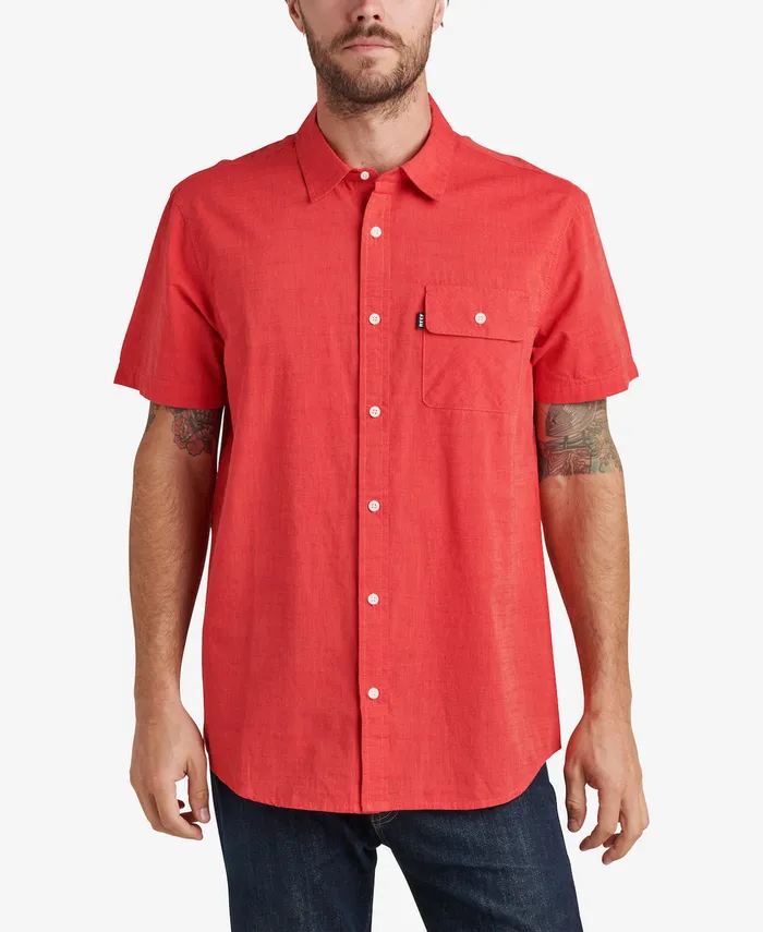 Men Reef TShirts and Shirts Winfred Woven Shirt Hibiscus