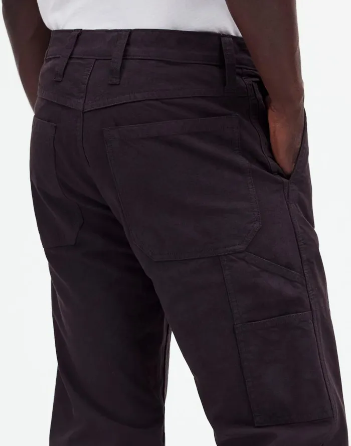 Men Relaxed Straight Workwear Pants Black Coal Madewell Pants