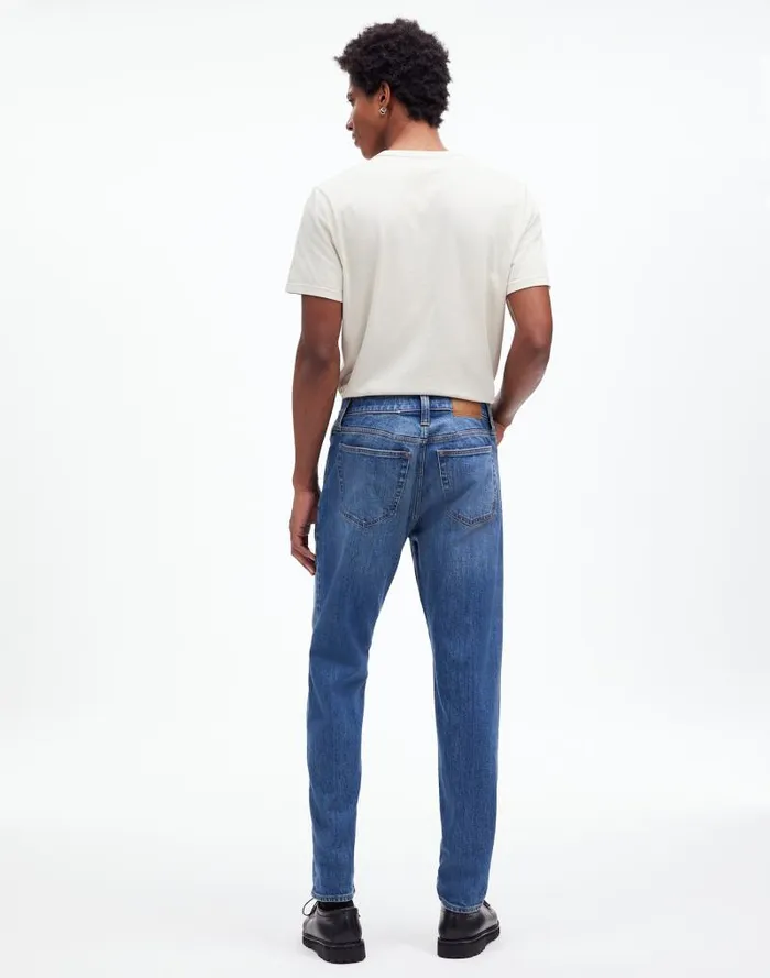 Men Relaxed Taper Jeans Dawning Wash Madewell Jeans