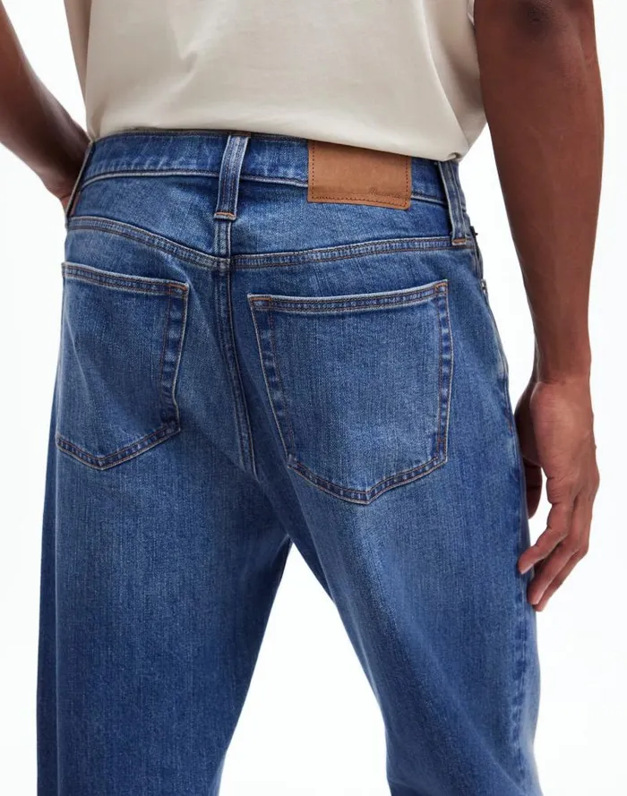 Men Relaxed Taper Jeans Dawning Wash Madewell Jeans