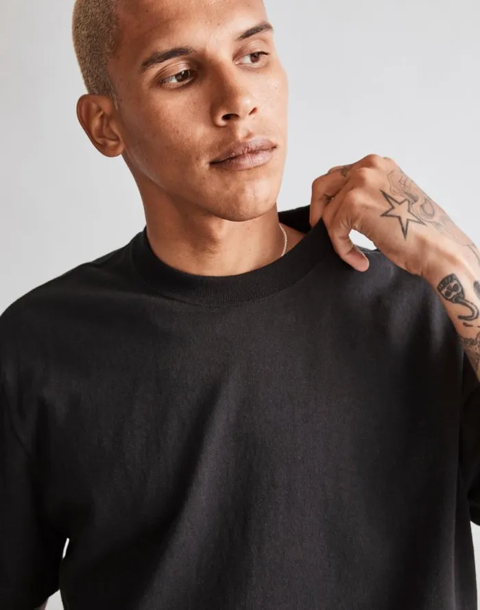 Men Relaxed Tee True Black Madewell Tees