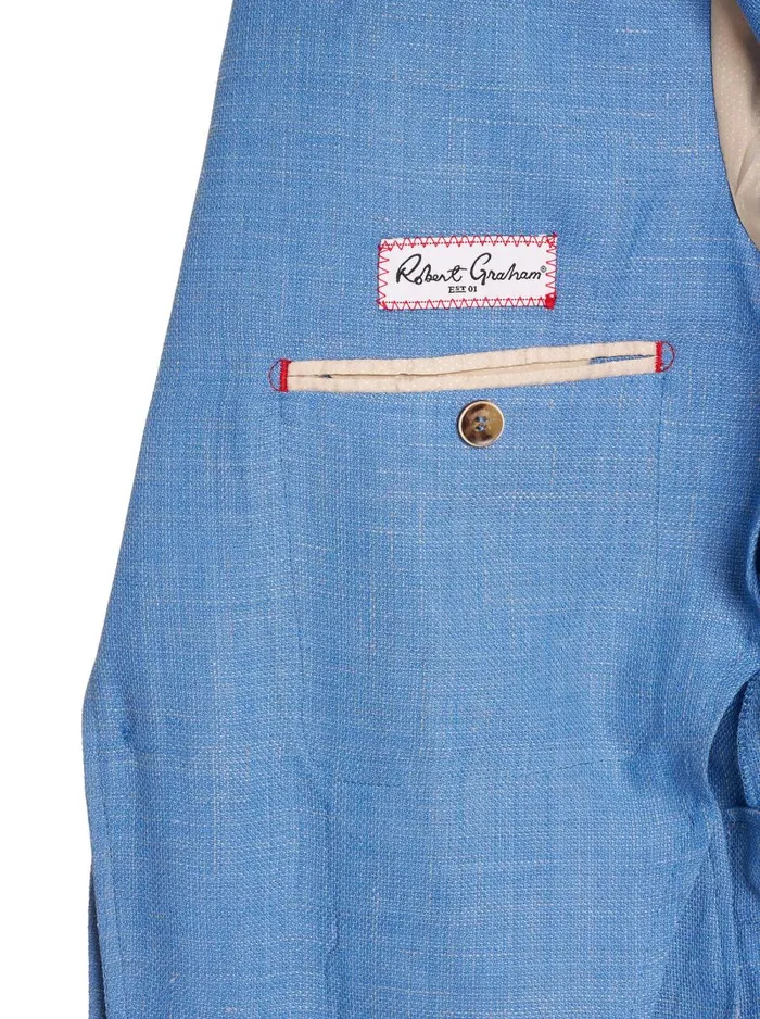 Men Robert Graham Blazers SHEEDY BLAZER LIGHT BLUE