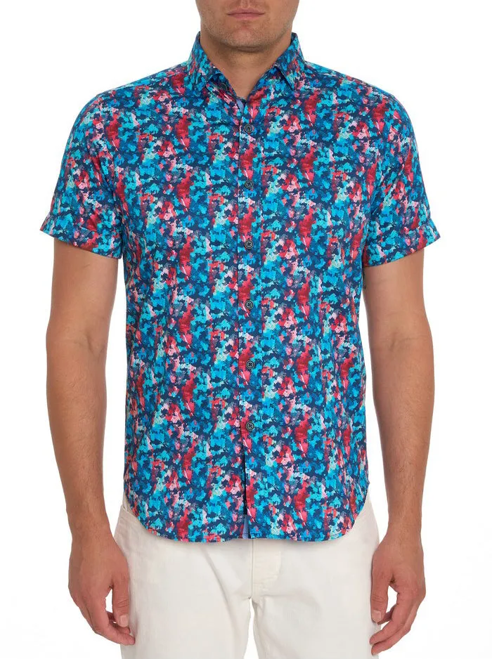 Men Robert Graham Button Down Shirts BAISLEY SHORT SLEEVE BUTTON DOWN SHIRT MULTI Men Robert Graham Button Down Shirts BAISLEY SHORT SLEEVE BUTTON DOWN SHIRT MULTI