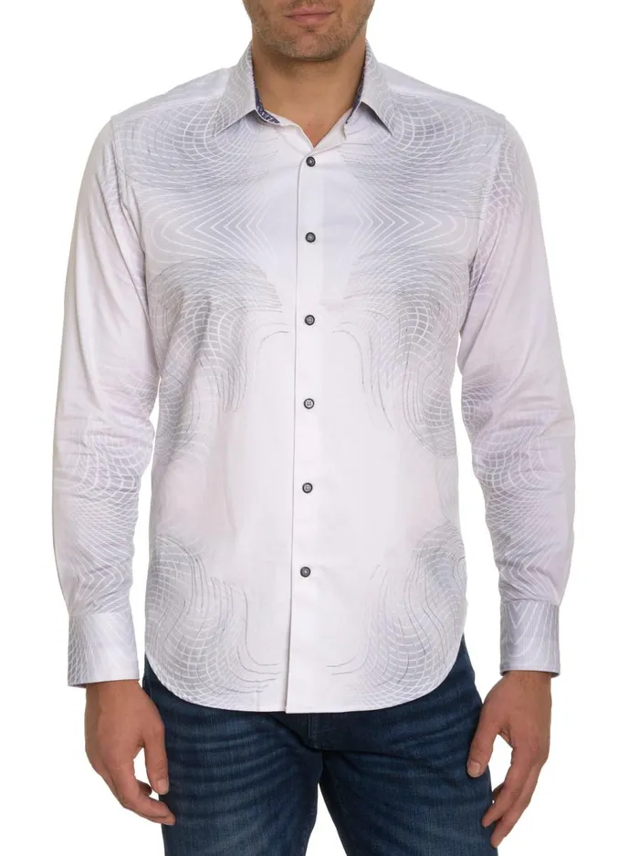 Men Robert Graham Button Down Shirts FAIRCHILD LONG SLEEVE BUTTON DOWN SHIRT WHITE Men Robert Graham Button Down Shirts FAIRCHILD LONG SLEEVE BUTTON DOWN SHIRT WHITE
