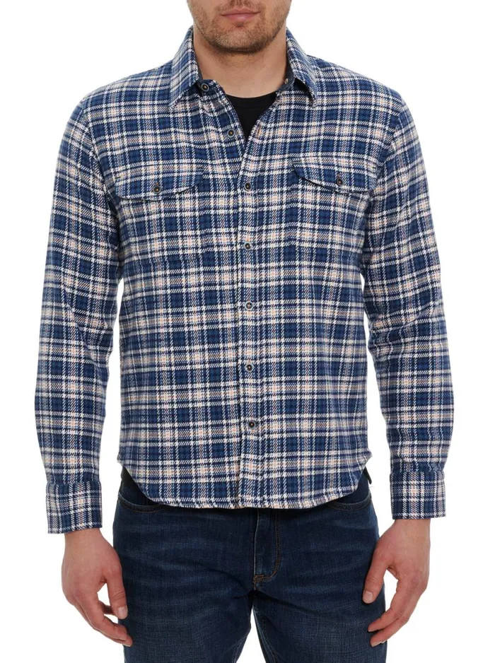 Men Robert Graham Button Down Shirts GODAS LONG SLEEVE BUTTON DOWN SHIRT NAVY Men Robert Graham Button Down Shirts GODAS LONG SLEEVE BUTTON DOWN SHIRT NAVY