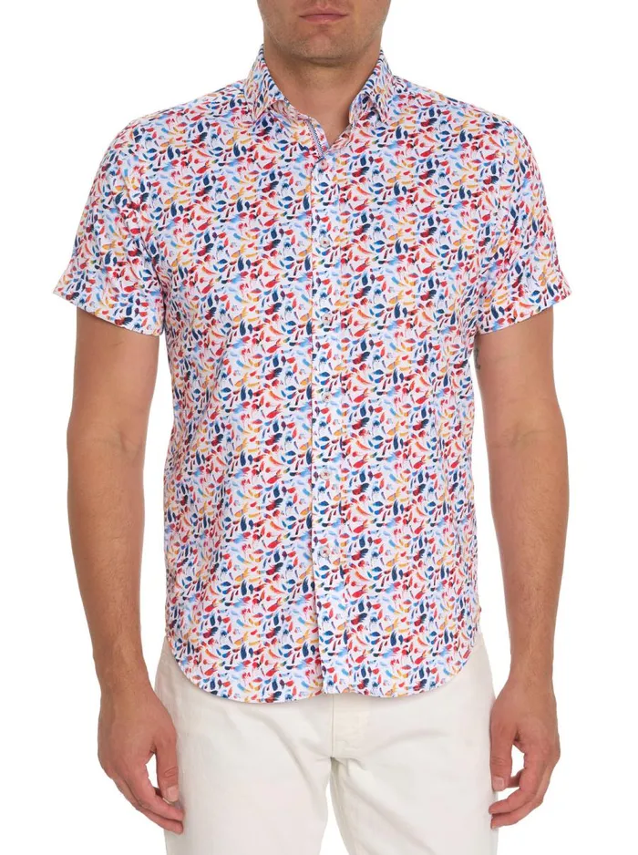Men Robert Graham Button Down Shirts LANGSTON SHORT SLEEVE BUTTON DOWN SHIRT MULTI Men Robert Graham Button Down Shirts LANGSTON SHORT SLEEVE BUTTON DOWN SHIRT MULTI