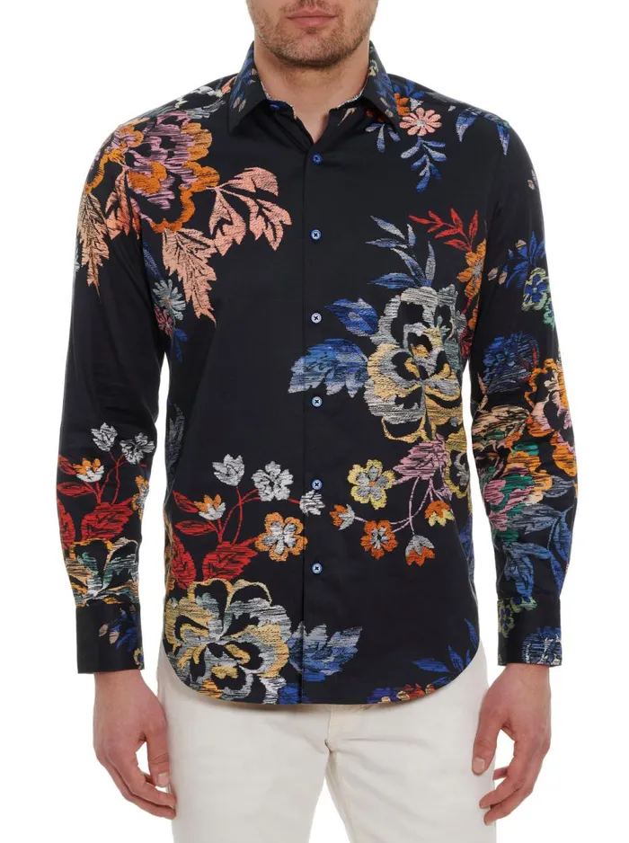 Men Robert Graham Button Down Shirts PLUTO LONG SLEEVE BUTTON DOWN SHIRT MULTI Men Robert Graham Button Down Shirts PLUTO LONG SLEEVE BUTTON DOWN SHIRT MULTI