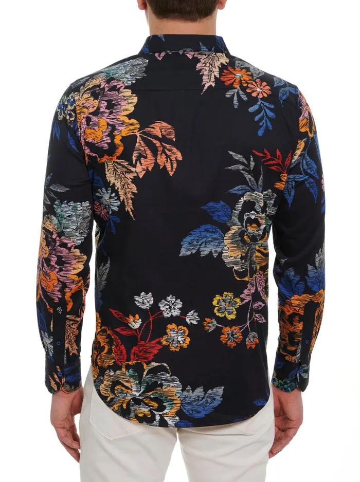 Men Robert Graham Button Down Shirts PLUTO LONG SLEEVE BUTTON DOWN SHIRT MULTI