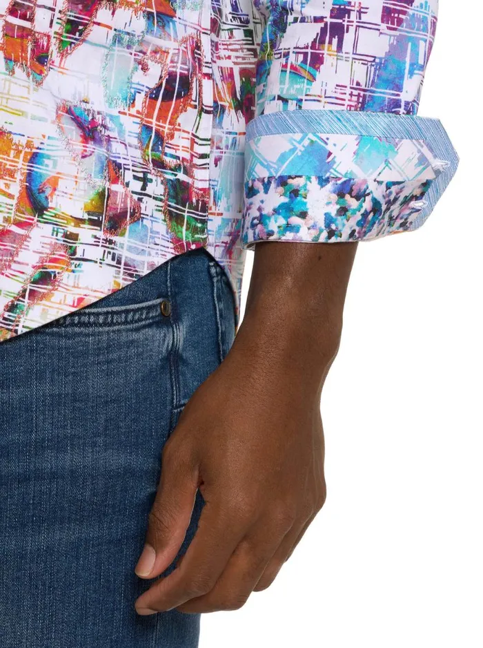 Men Robert Graham Button Down Shirts TRIBECA LONG SLEEVE BUTTON DOWN SHIRT MULTI