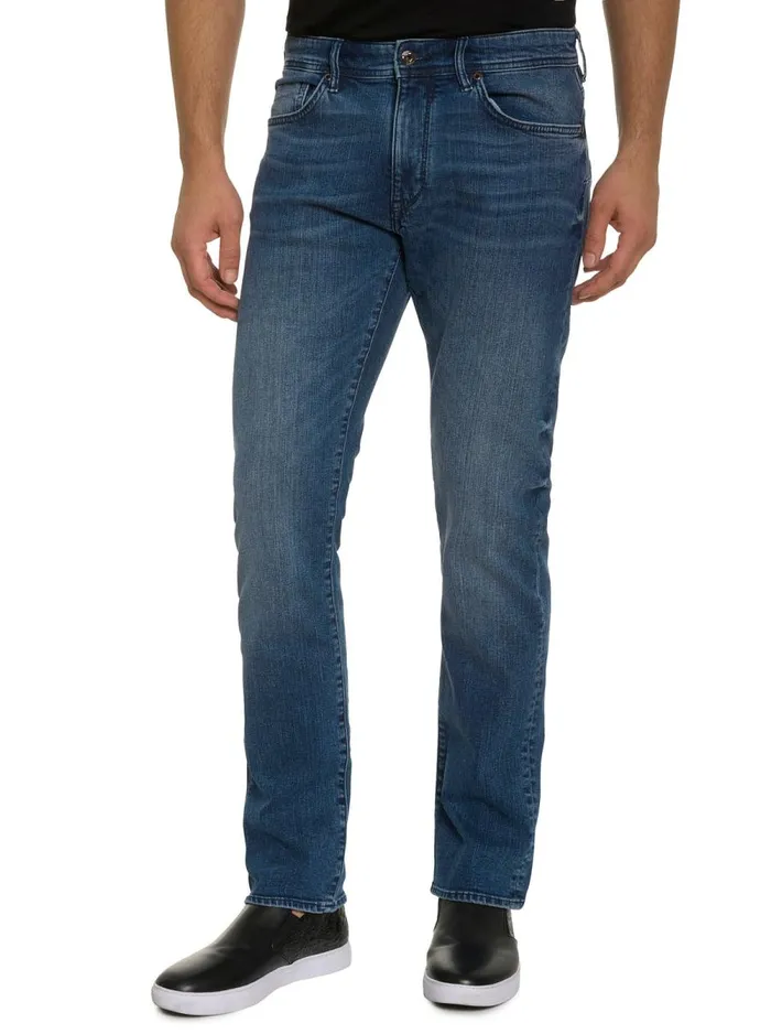 Men Robert Graham Jeans and Pants LUGER DENIM INDIGO