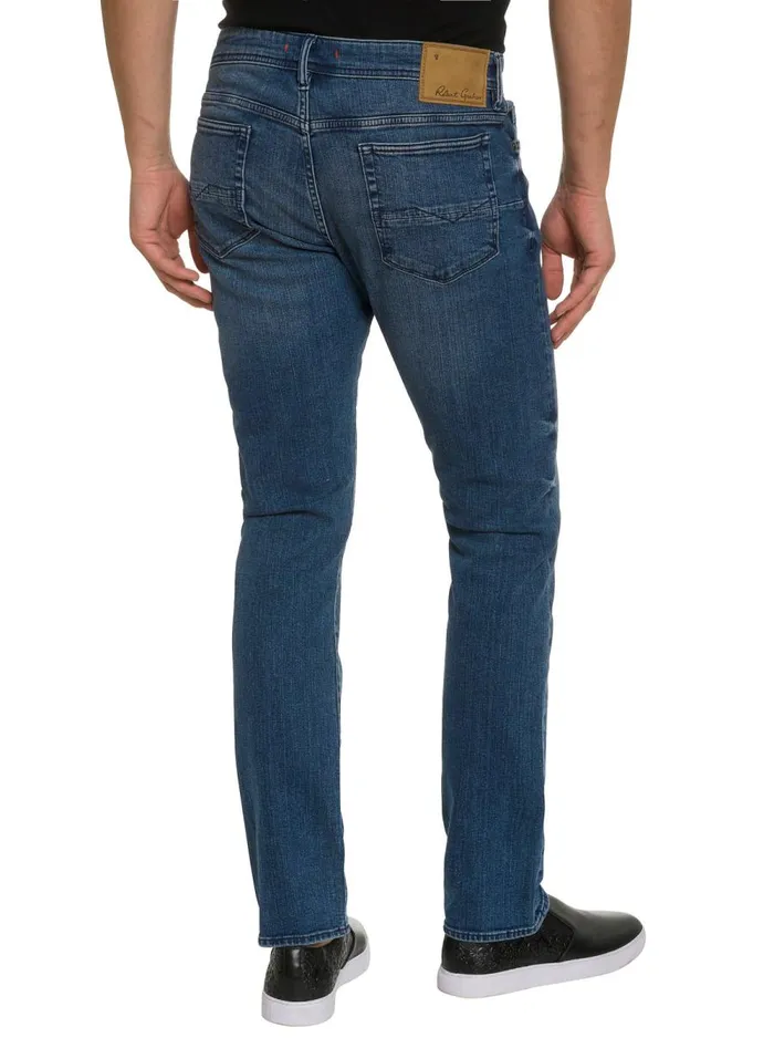 Men Robert Graham Jeans and Pants LUGER DENIM INDIGO
