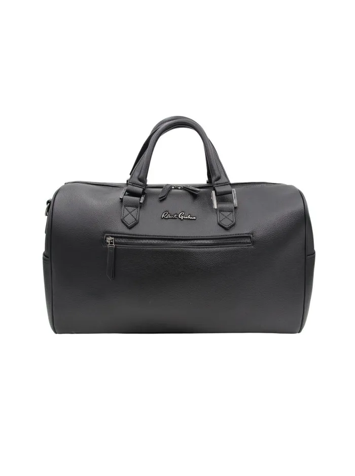 Men Robert Graham Leather Accessories BLAINE II DUFFLE BLACK