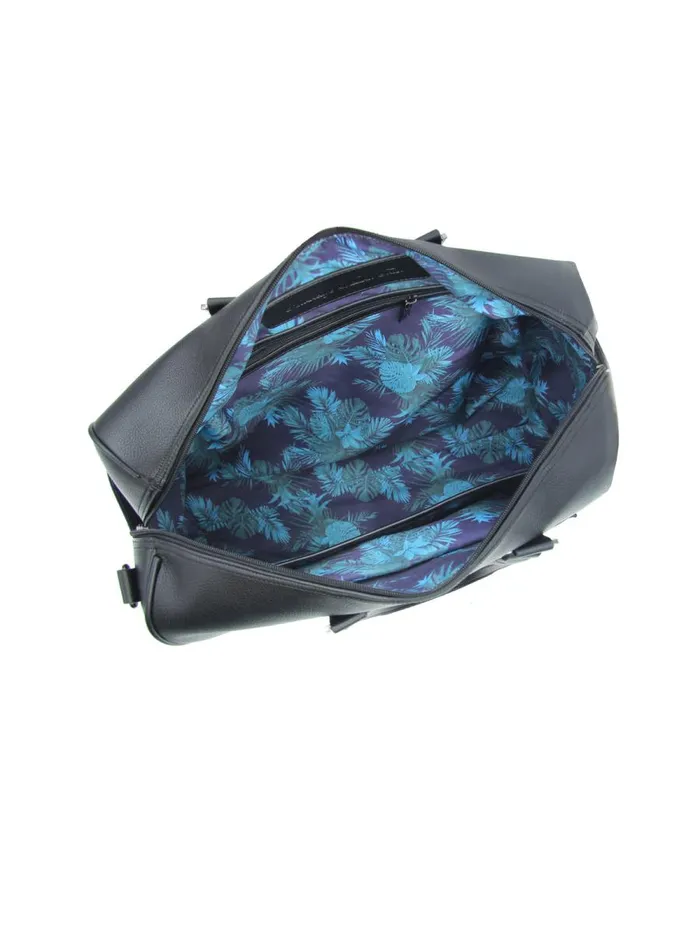 Men Robert Graham Leather Accessories BLAINE II DUFFLE BLACK