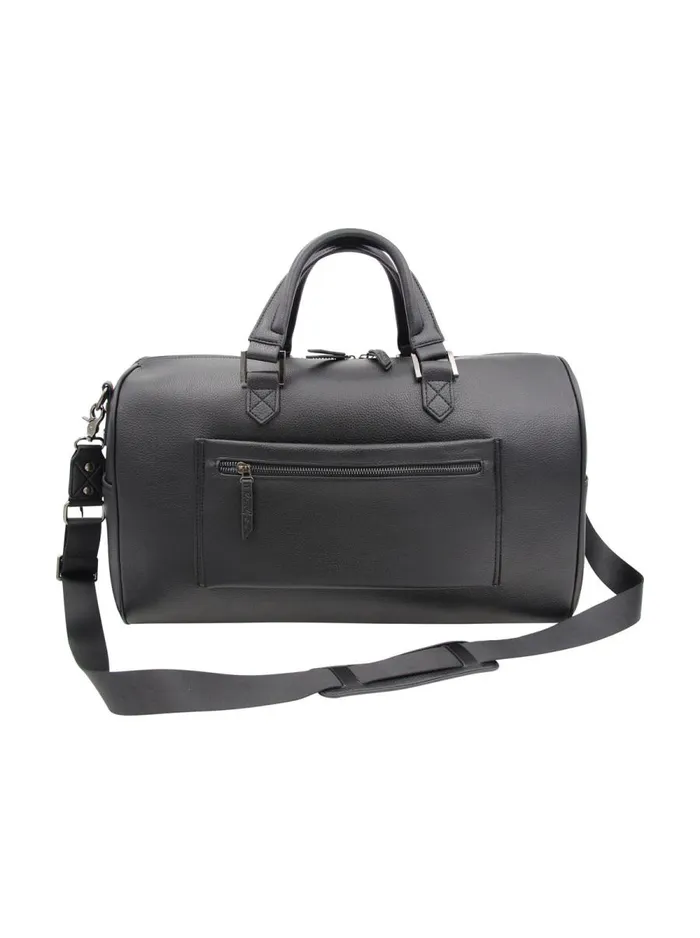 Men Robert Graham Leather Accessories BLAINE II DUFFLE BLACK