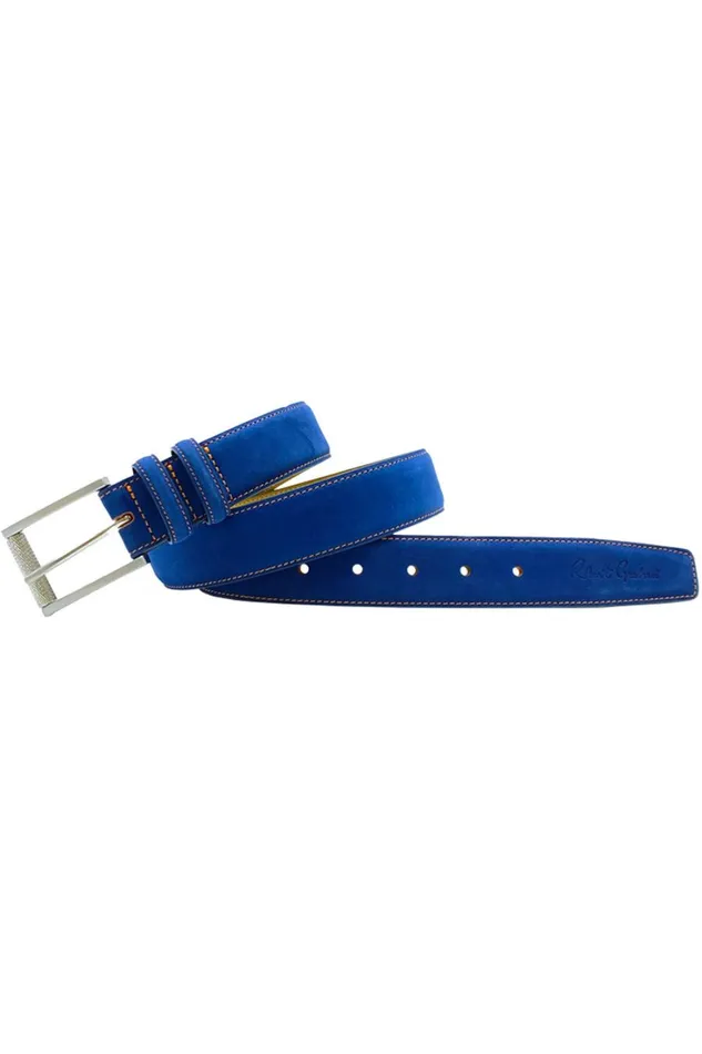 Men Robert Graham Leather Accessories LAUREL III BELT BLACK