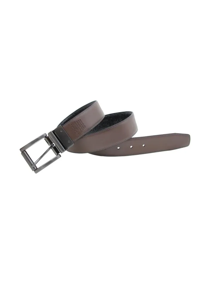 Men Robert Graham Leather Accessories NEWBURY IV BELT NAVY