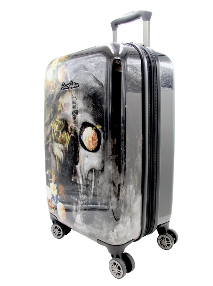 Men Robert Graham Leather Accessories STAVROS SUITCASE BLACK