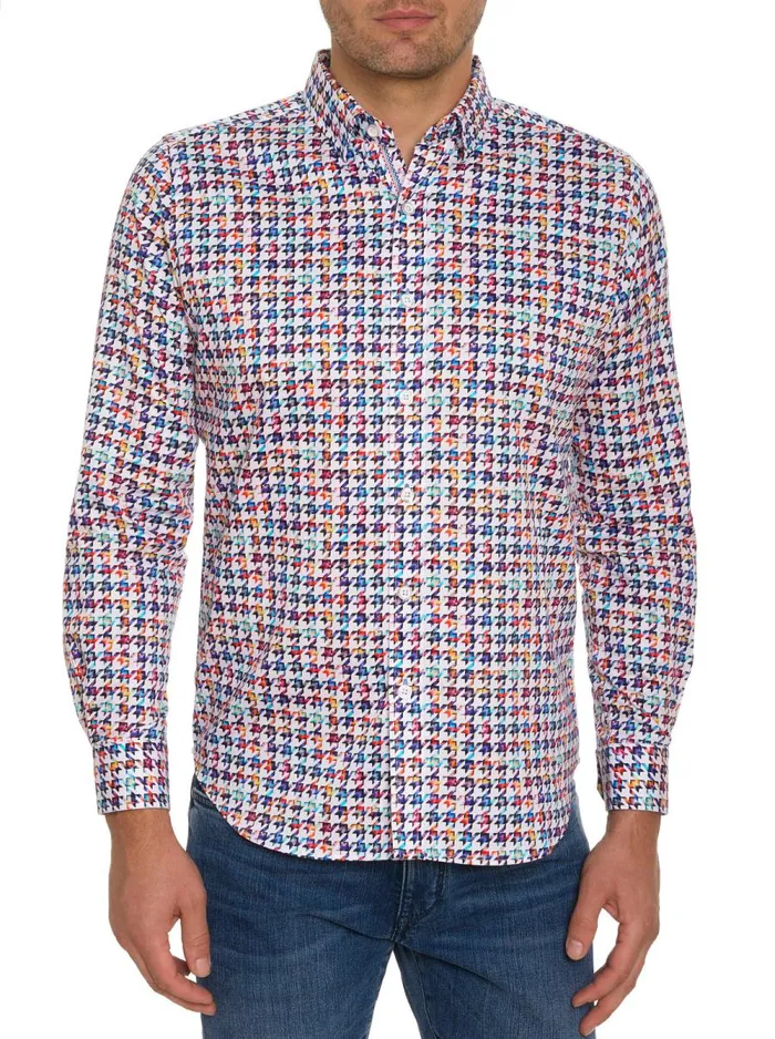 Men Robert Graham Long Sleeve Button Down Shirts NATHAN LONG SLEEVE BUTTON DOWN SHIRT MULTI Men Robert Graham Long Sleeve Button Down Shirts NATHAN LONG SLEEVE BUTTON DOWN SHIRT MULTI