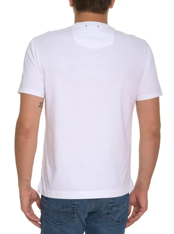 Men Robert Graham Polos and TShirts AERIAL SKULL GRAPHIC TSHIRT WHITE