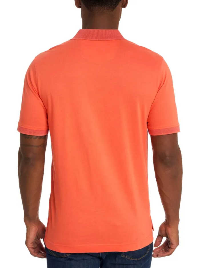 Men Robert Graham Polos and TShirts ARCHIE POLO CORAL