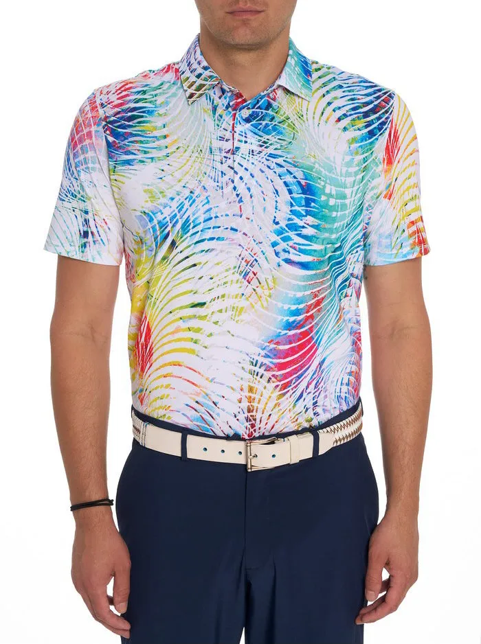 Men Robert Graham Polos and TShirts COLOR ME WILD PERFORMANCE POLO MULTI