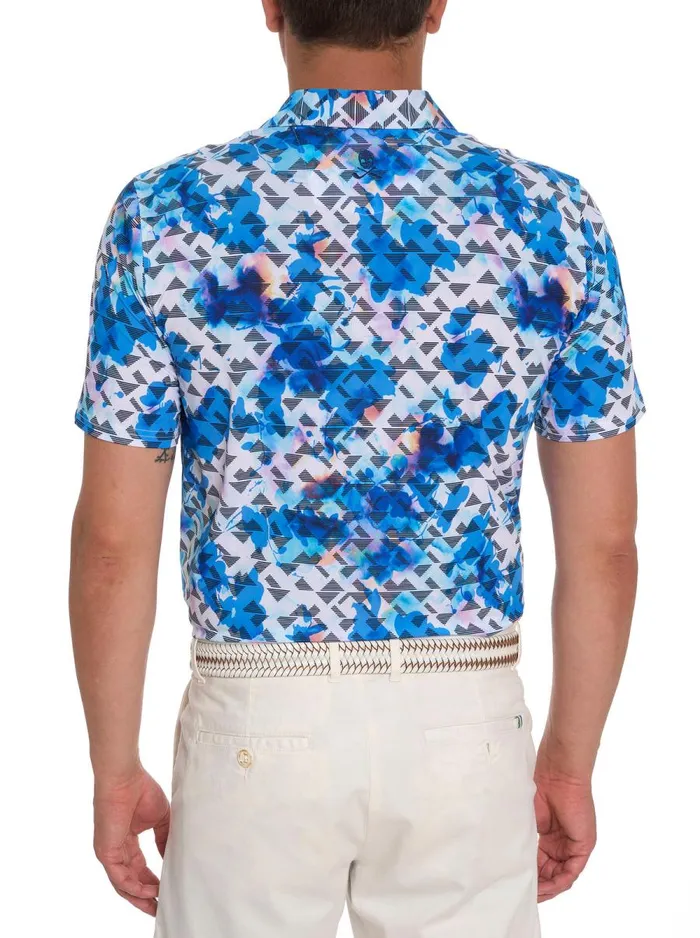 Men Robert Graham Polos and TShirts FISHER PERFORMANCE POLO MULTI