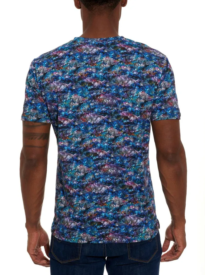 Men Robert Graham Polos and TShirts FLOWER IN SPACE TSHIRT MULTI