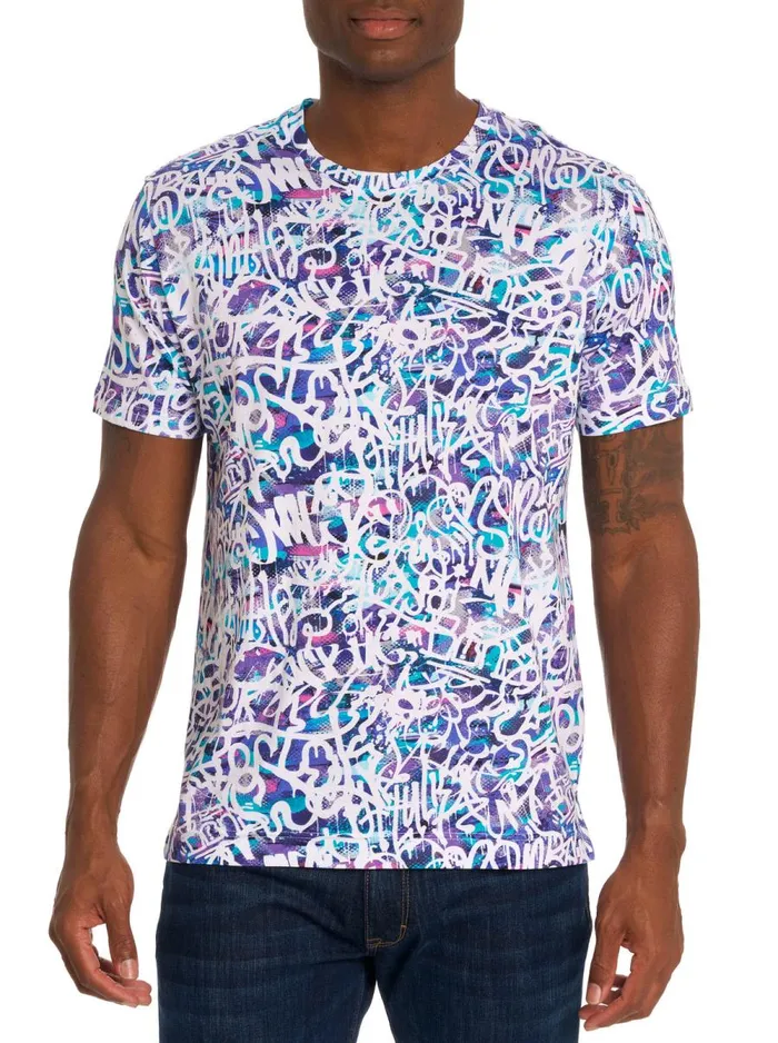 Men Robert Graham Polos and TShirts GRAFFITI ART GRAPHIC TSHIRT MULTI