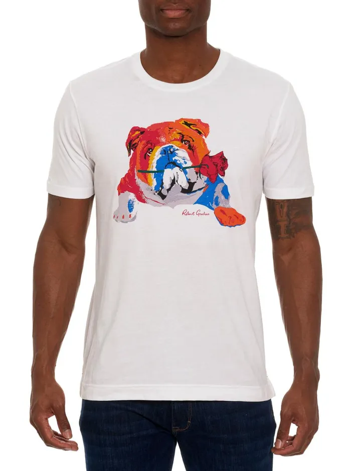 Men Robert Graham Polos and TShirts KENSINGTON TSHIRT WHITE