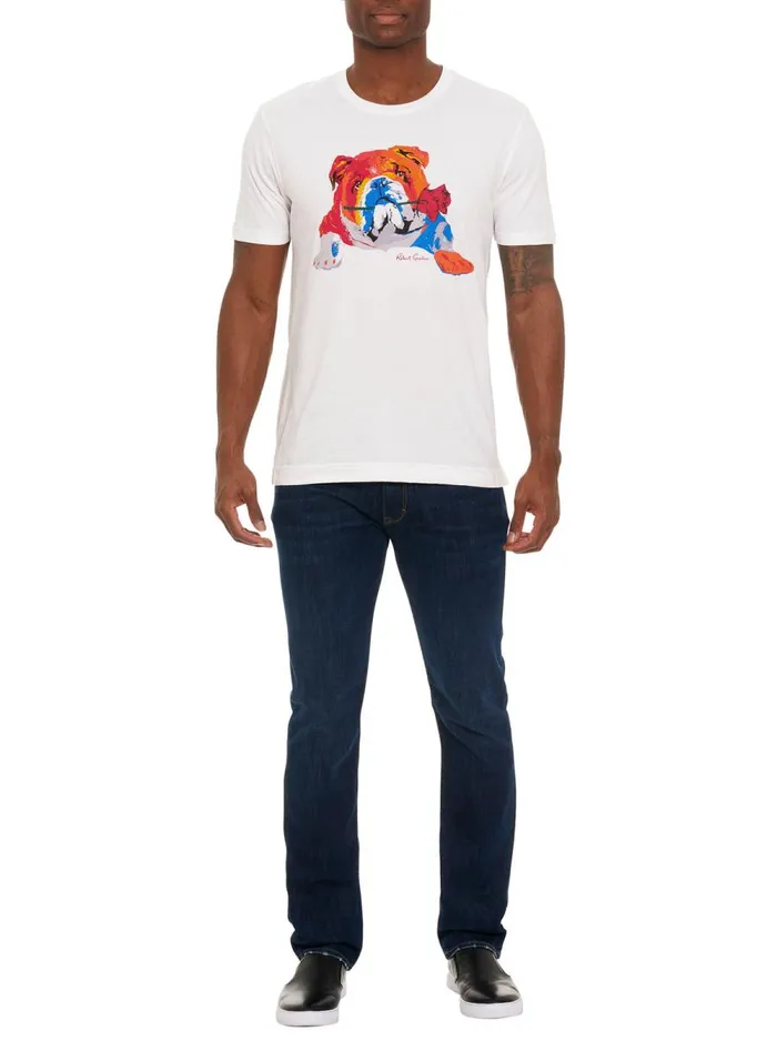 Men Robert Graham Polos and TShirts KENSINGTON TSHIRT WHITE