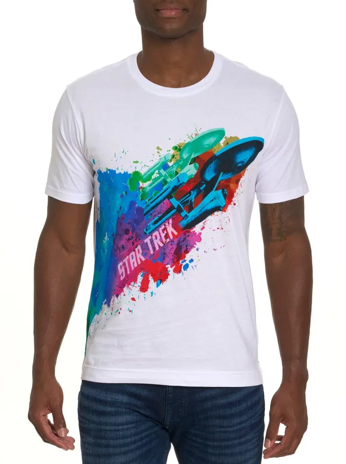 Men Robert Graham Polos and TShirts STARSHIP TSHIRT WHITE