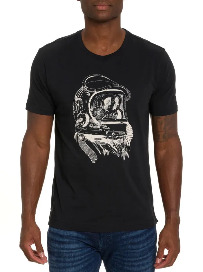 Men Robert Graham Polos and TShirts SUBMARINE SKULL TSHIRT BLACK