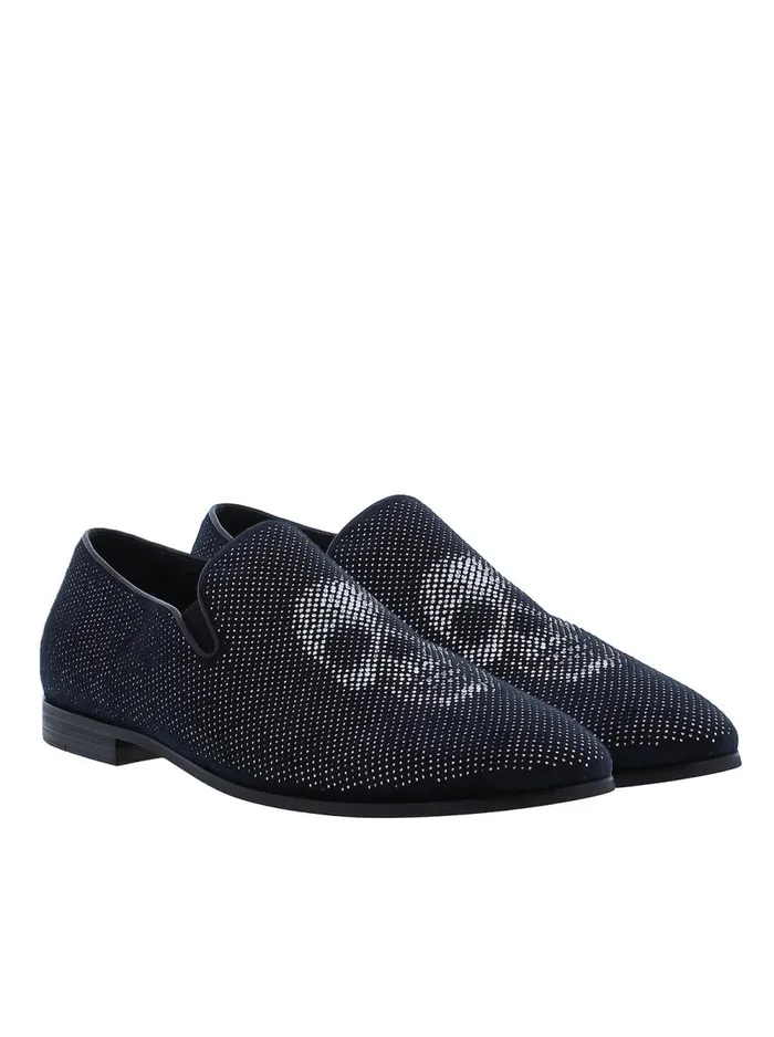 Men Robert Graham Shoes ROXBERRY SMOKING SLIPPER BLACK