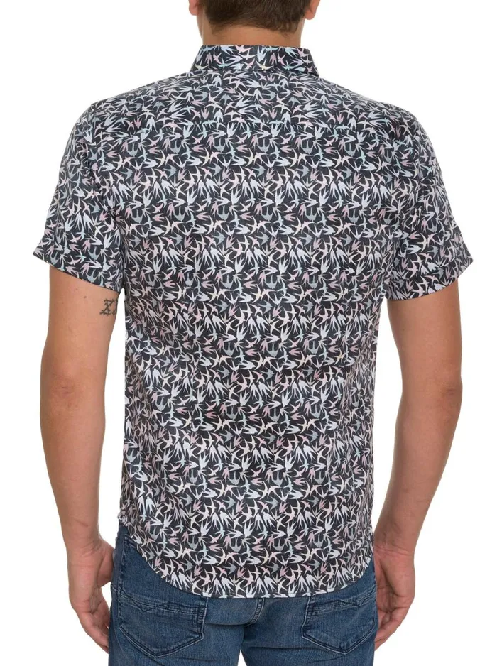 Men Robert Graham Short Sleeve Button Down Shirts BEVIVINO SHORT SLEEVE BUTTON DOWN SHIRT MULTI