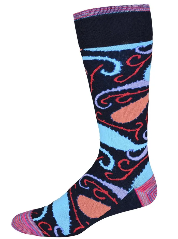 Men Robert Graham Socks CHILL PILL SOCKS NAVY