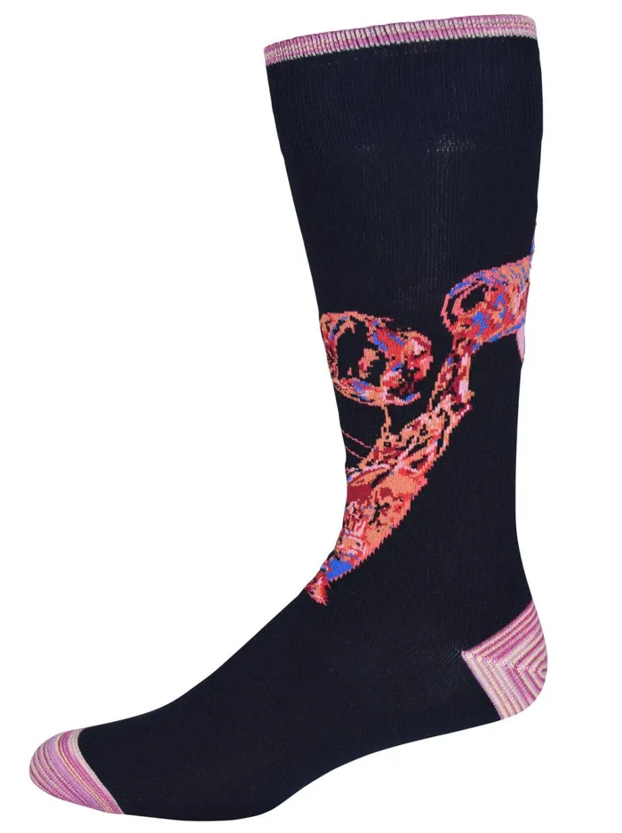 Men Robert Graham Socks FAWCETT SOCKS NAVY