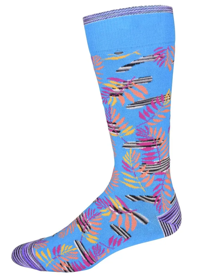 Men Robert Graham Socks SHERRY SOCKS BLUE