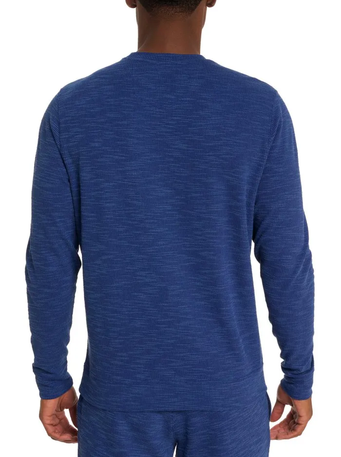 Men Robert Graham Sweaters and Knits EMEILIO LONG SLEEVE KNIT NAVY