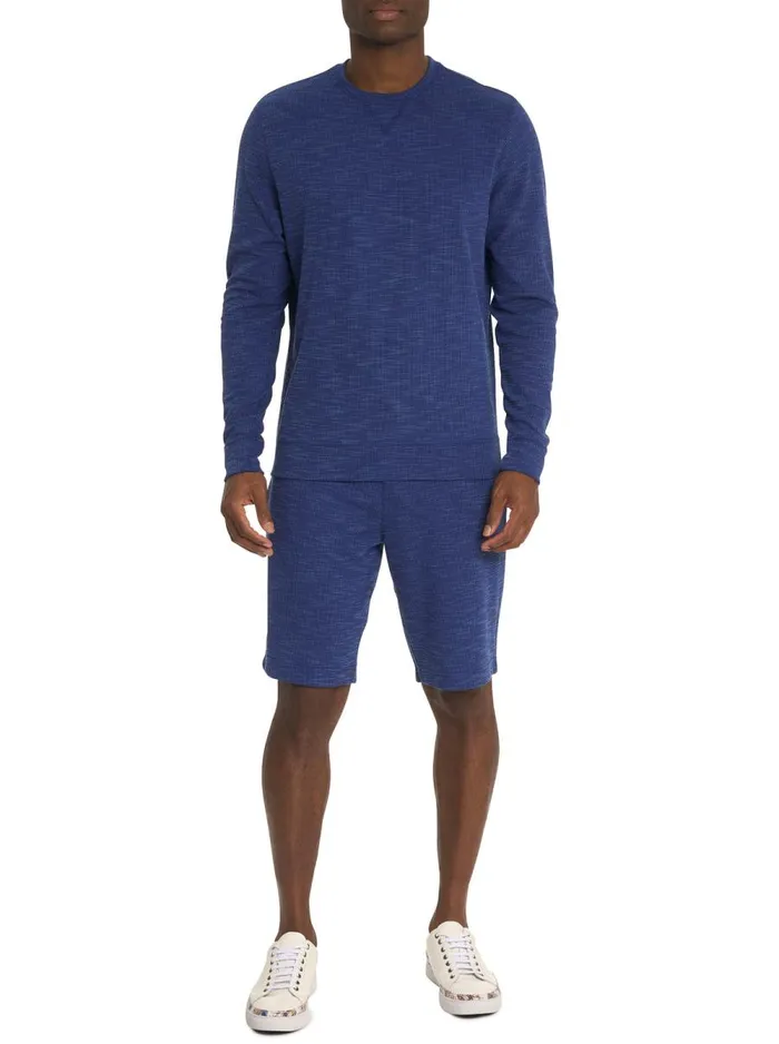 Men Robert Graham Sweaters and Knits EMEILIO LONG SLEEVE KNIT NAVY