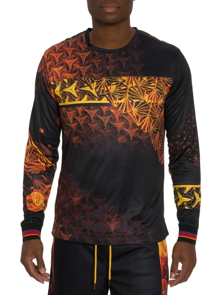 Men Robert Graham Sweaters and Knits LIMITED EDITION ASTEROIDS LONG SLEEVE KNIT MULTI Men Robert Graham Sweaters and Knits LIMITED EDITION ASTEROIDS LONG SLEEVE KNIT MULTI