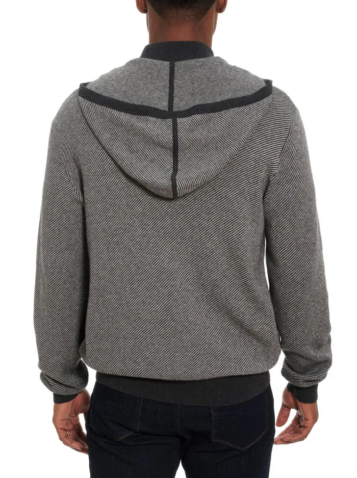 Men Robert Graham Sweaters and Knits ONYX SWEATER LIGHT GREY
