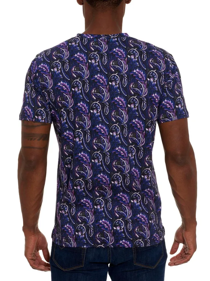 Men Robert Graham Sweaters and Knits PALLAS TSHIRT PURPLE