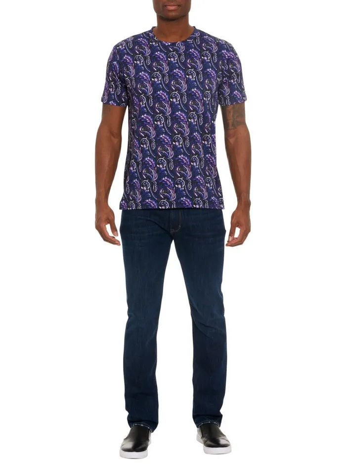 Men Robert Graham Sweaters and Knits PALLAS TSHIRT PURPLE
