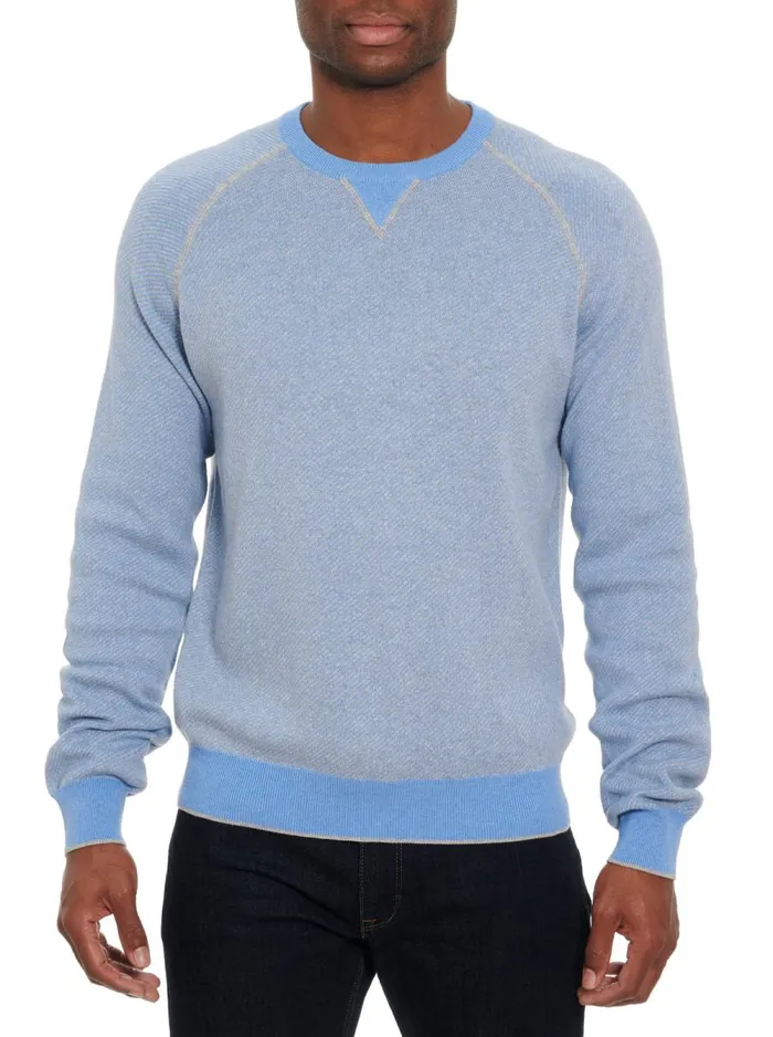Men Robert Graham Sweaters and Knits SPACEPORT SWEATER BLUE