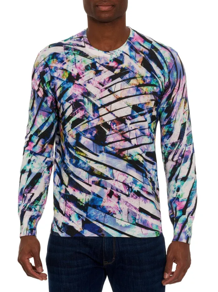 Men Robert Graham Sweaters and Knits TIME TRAVELER SWEATER MULTI